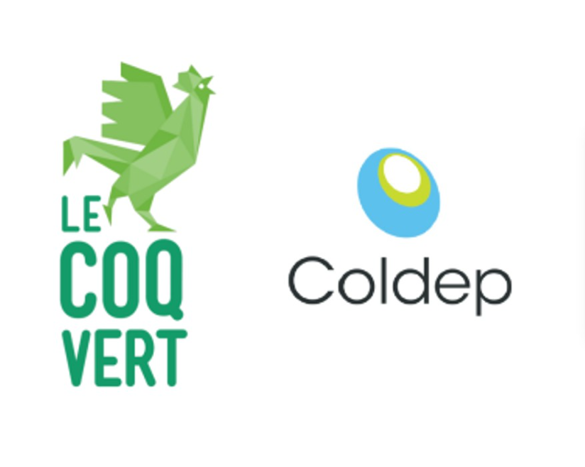 Logo Le Coq Vert and Coldep